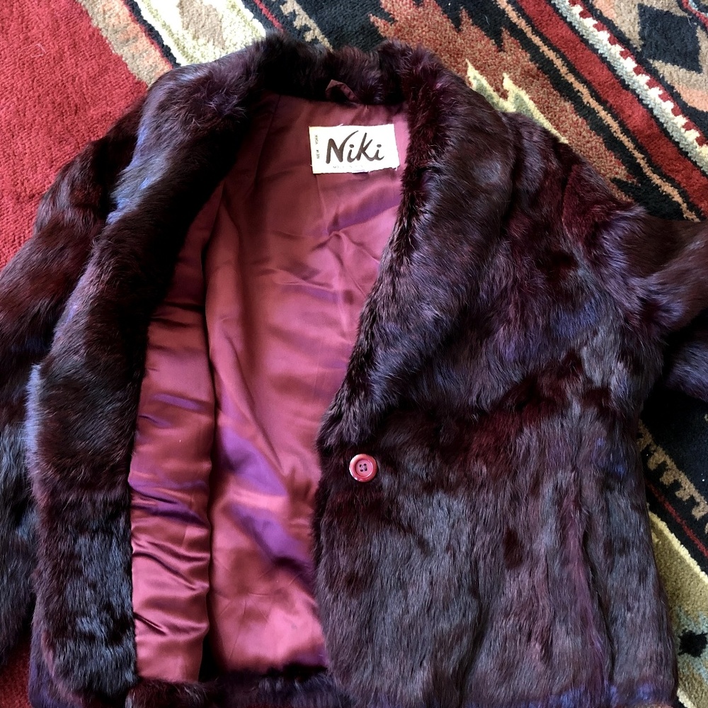 Beautiful Rabbit fur coat